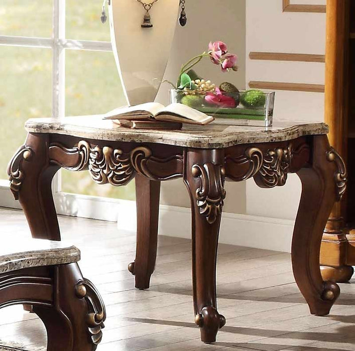 Acme Furniture - Mehadi Walnut End Table - 81697 - GreatFurnitureDeal