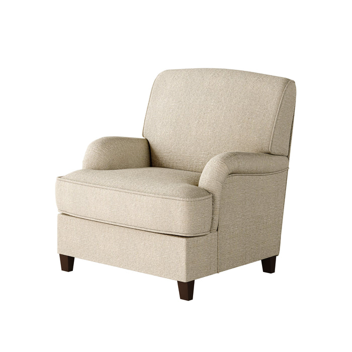 Southern Home Furnishings - Sugarshack Oatmeal Accent Chair - 01-02-C Sugarshack Oatmeal - GreatFurnitureDeal