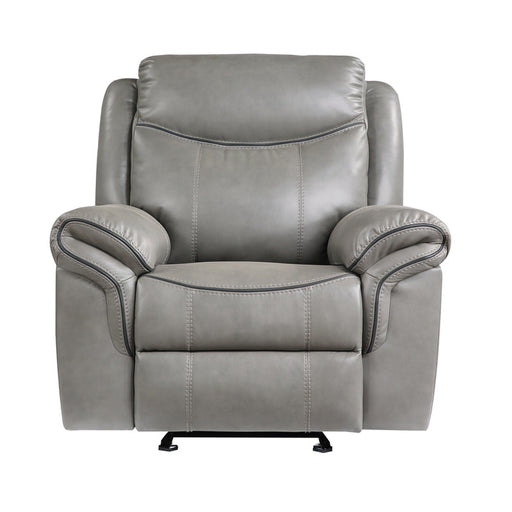 Homelegance - Aram Glider Reclining Chair - 8206GRY-1 - GreatFurnitureDeal