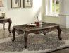Acme Furniture - Latisha Marble & Antique Oak Coffee Table - 82145 - GreatFurnitureDeal