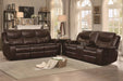 Homelegance - Bastrop 2 Piece Sofa Set - 8230BRW-2-SET - GreatFurnitureDeal
