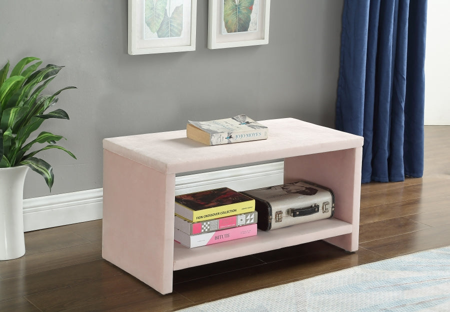 Meridian Furniture - Cleo Nightstand in Pink - CleoPink-NS - GreatFurnitureDeal