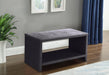 Meridian Furniture - Cleo Nightstand in Grey - CleoGrey-NS - GreatFurnitureDeal