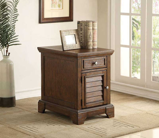 Acme Furniture - Evrard Dark Oak Side Table - 82752 - GreatFurnitureDeal
