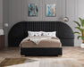 Meridian Furniture - Cleo Velvet King Bed in Black - CleoBlack-K - GreatFurnitureDeal