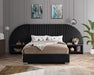 Meridian Furniture - Cleo Velvet King Bed in Black - CleoBlack-K - GreatFurnitureDeal