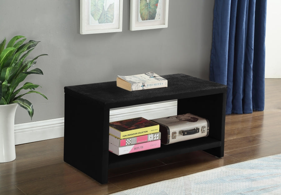 Meridian Furniture - Cleo Nightstand in Black - CleoBlack-NS - GreatFurnitureDeal