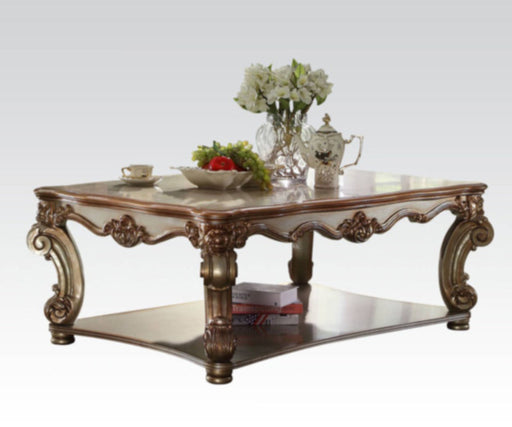 Acme Furniture - Vendome Wood Coffee Table in Gold Patina - 83000 - GreatFurnitureDeal
