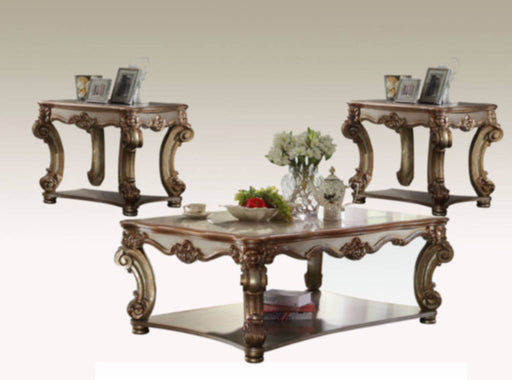 Acme Furniture - Vendome 3 Piece Occasional Table Set in Gold Patina - 83000-3SET - GreatFurnitureDeal