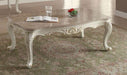Acme Furniture - Chantelle Pearl White Marble Top Coffee Table - 83540