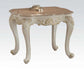 Acme Furniture -  Chantelle Pearl White Marble Top End Table  - 83542 - GreatFurnitureDeal