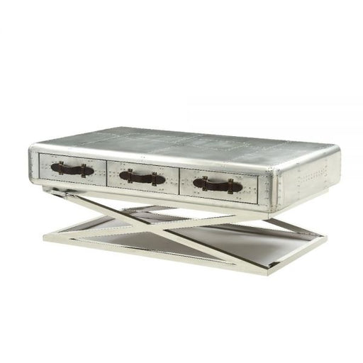 Acme Furniture - Brancaster Coffee Table in Aluminum - 83555 - GreatFurnitureDeal
