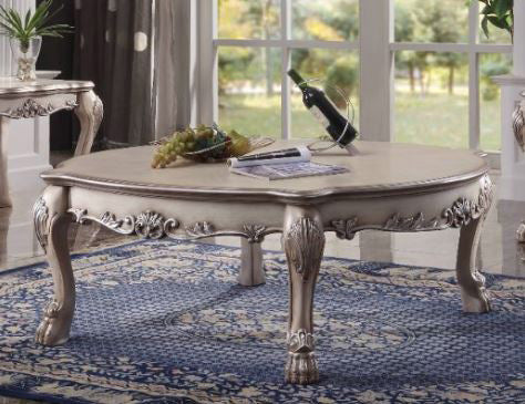 Acme Furniture - Dresden II Coffee Table in Vintage Bone White - 88170 - GreatFurnitureDeal