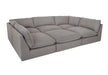 Franklin Furniture - Boston 5 Piece Stationary Sectional Sofa Slate - 835-03-01-03-01-18-SLATE - GreatFurnitureDeal