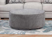 Franklin Furniture - 837 Olive Round Ottoman in Kimber Charcoal - 77918-3025-06 Kimber Charcoal - GreatFurnitureDeal