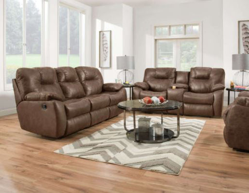 Southern Motion - Avalon Dual Reclining Sofa with Drop-Down Table, Dual Reclining Console Sofa & Rocker Recliner - 838-33-28-1838 - GreatFurnitureDeal
