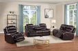 GFD Home - Tennessee Power Reclining 3 Pc Sofa Set in Espresso - GreatFurnitureDeal