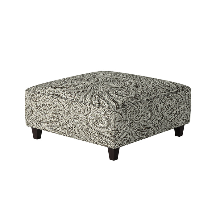 Southern Home Furnishings - Regency Iron 38"Cocktail Ottoman in Grey - 109-C Regency Iron - GreatFurnitureDeal