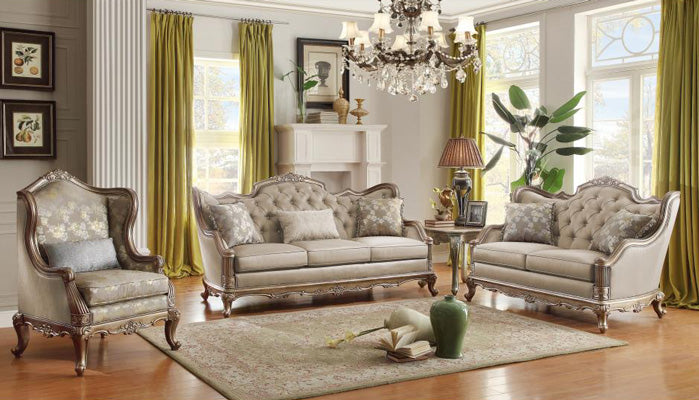 Homelegance - Fiorella 3 Piece Living Room Set - 8412-3SET - GreatFurnitureDeal