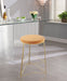 Meridian Furniture - Tres Velvet Counter Stool Set of 2 in Mango - 942Mango-C - GreatFurnitureDeal