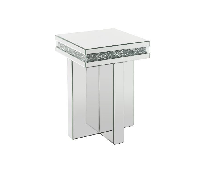 Acme Furniture - Noralie End Table in Mirrored - 84697 - GreatFurnitureDeal