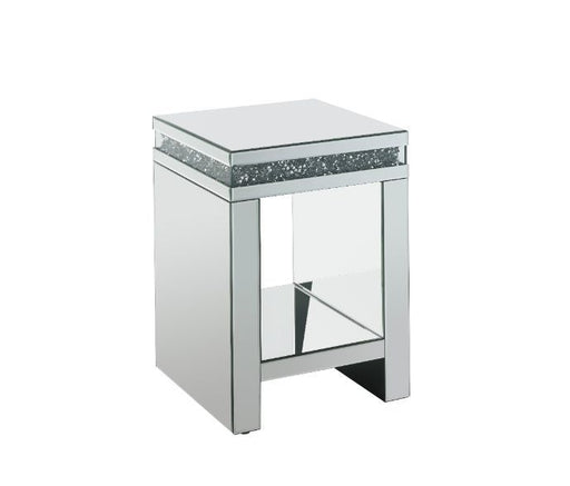 Acme Furniture - Noralie End Table in Mirrored - 84717 - GreatFurnitureDeal