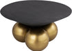 Meridian Furniture - Naples Coffee Table in Brushed Brass - 265-C - GreatFurnitureDeal