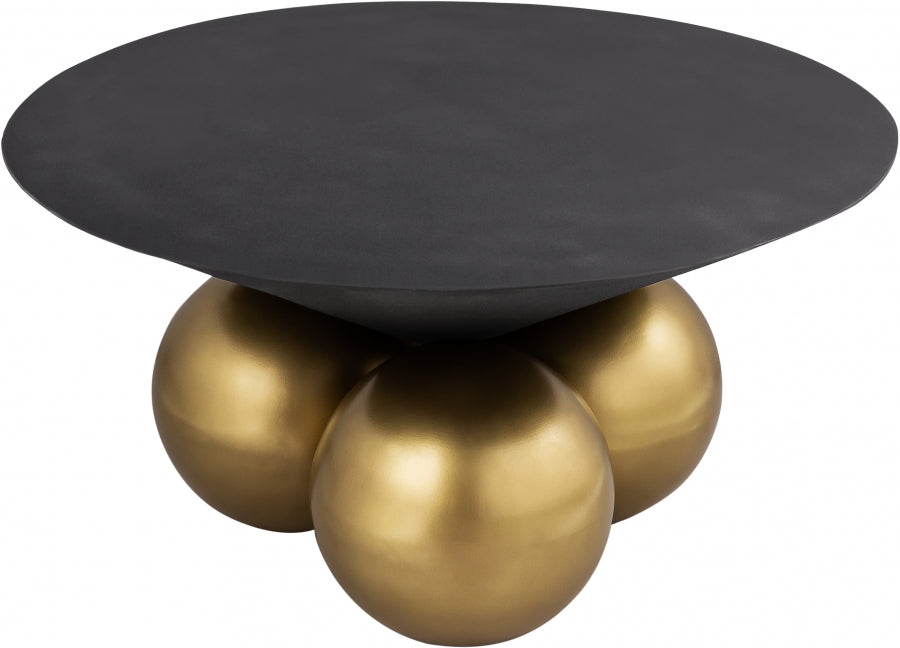 Meridian Furniture - Naples Coffee Table in Brushed Brass - 265-C