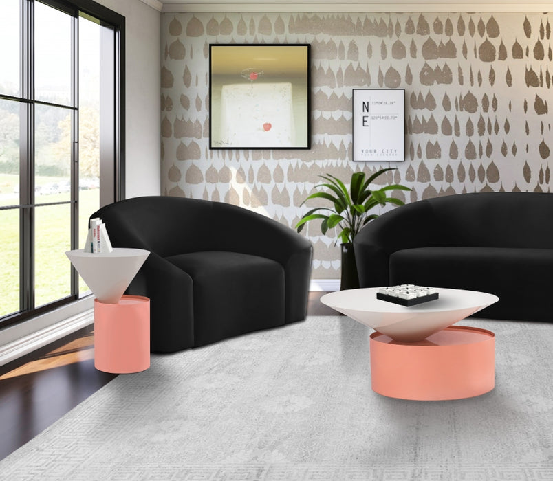 Meridian Furniture - Damon End Table in White - 267-E - GreatFurnitureDeal