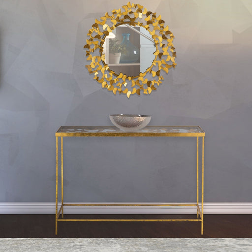 Meridian Furniture - Butterfly Mirror in Gold - 470-M - GreatFurnitureDeal