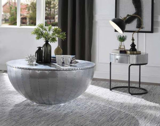 Acme Furniture - Brancaster Coffee Table in Aluminum - 84880 - GreatFurnitureDeal