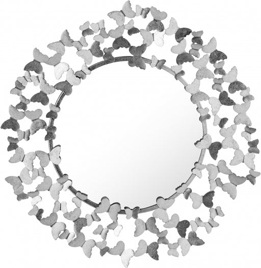 Meridian Furniture - Butterfly Mirror in Silver - 471-M - GreatFurnitureDeal