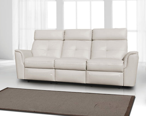 ESF Furniture - 8501 Sofa w-2 Recliners in White - 8501-S - GreatFurnitureDeal