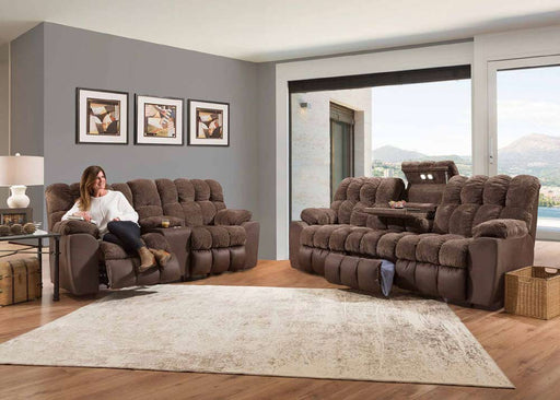Franklin Furniture - Westwood 2 Piece Reclining Sofa Set in Atlantic Mink - 34139-134-MINK - GreatFurnitureDeal
