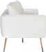 Meridian Furniture - Quinn 3 Piece Living Room Set in Cream - 639Cream-S-3SET - GreatFurnitureDeal