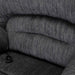 Franklin Furniture - Gradin Power Rocker Snuggler Recliner in Romeo Graphite - 8544-1915-04 - GreatFurnitureDeal