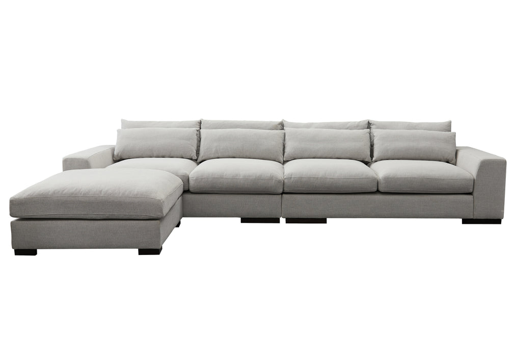 GFD Home - SOFA AND COMFORTABLE SECTIONAL SOFA LIGHT GREY（same as W223S00105，W223S01523，W223S01525。Size difference, See Details in page.） - GreatFurnitureDeal