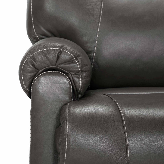Franklin Furniture - Caliber Leather Recliner in Antigua Dark Gray - 8566-LM 92-04