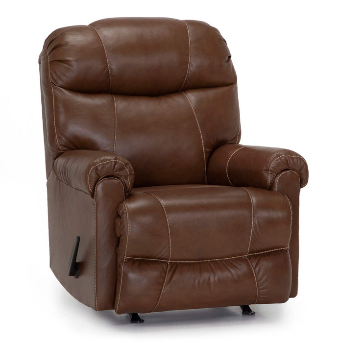 Franklin Furniture - Caliber Leather Recliner in Antigua Whiskey - 8566-LM 92-16 - GreatFurnitureDeal