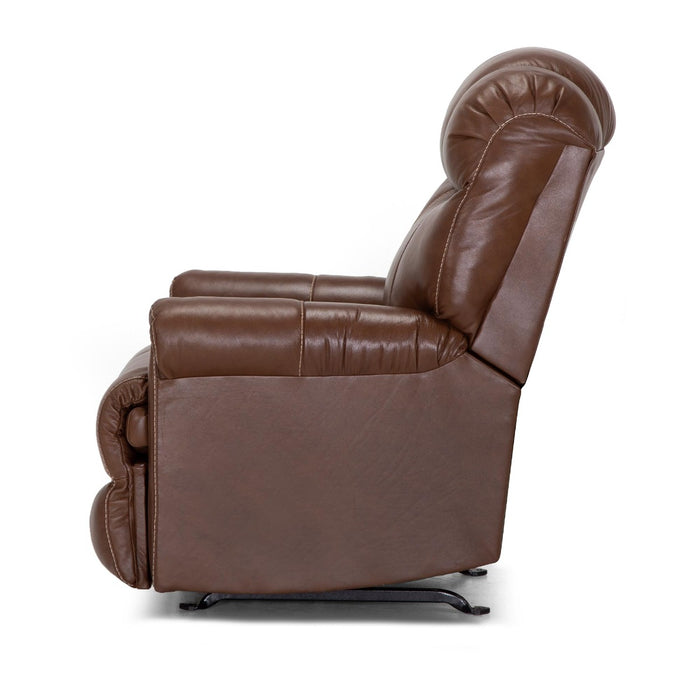 Franklin Furniture - Caliber Leather Recliner in Antigua Whiskey - 8566-LM 92-16