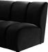 Meridian Furniture - Infinity 11 Piece Modular Sectional in Black - 638Black-11PC - GreatFurnitureDeal