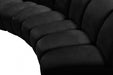 Meridian Furniture - Infinity 11 Piece Modular Sectional in Black - 638Black-11PC - GreatFurnitureDeal