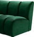 Meridian Furniture - Infinity 10 Piece Modular Sectional in Green - 638Green-10PC - GreatFurnitureDeal