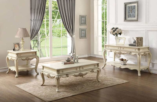 Acme Furniture - Ragenardus Antique White Coffee Table - 86020 - GreatFurnitureDeal