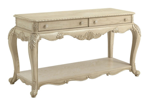 Acme Furniture - Ragenardus Antique White Sofa Table - 86023