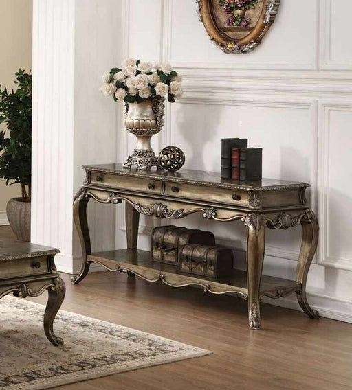 Acme Furniture - Ragenardus Vintage Oak Sofa Table - 86033 - GreatFurnitureDeal