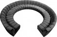 Meridian Furniture - Infinity 11 Piece Modular Sectional in Grey - 638Grey-11PC - GreatFurnitureDeal