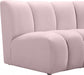 Meridian Furniture - Infinity Modular 7 Piece Sectional in Pink - 638Pink-7PC - GreatFurnitureDeal