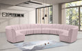Meridian Furniture - Infinity 10 Piece Modular Sectional in Pink - 638Pink-10PC - GreatFurnitureDeal