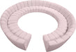 Meridian Furniture - Infinity 12 Piece Modular Sectional in Pink - 638Pink-12PC - GreatFurnitureDeal